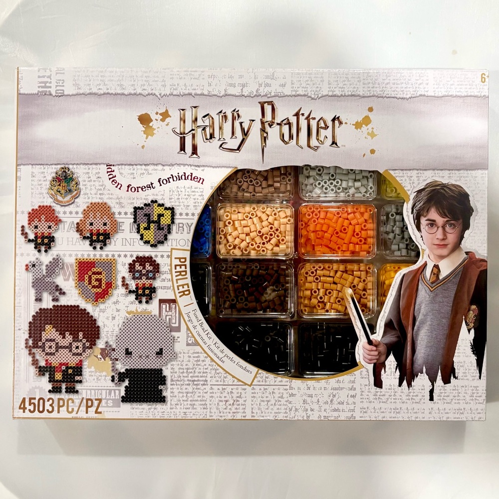 New Harry Potter 4500 Fused Perler Bead Kit Wizarding World 19 Pattern Pegboard